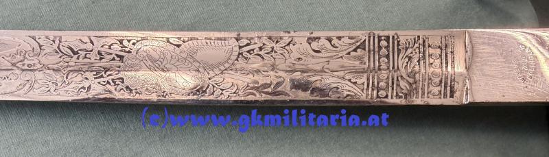 k.u.k. Säbel Offiziere Infanterie M1861 - Ausmusterungssäbel 18. August 1908!!