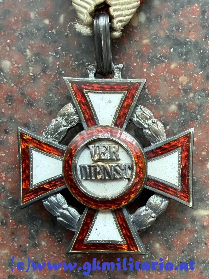 k.u.k. Militärverdienstkreuz 3. Klasse mit Schwertern im Etui!!