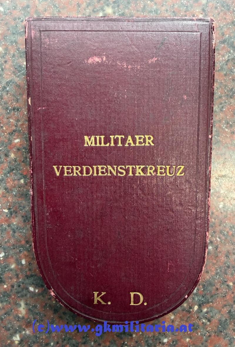 k.u.k. Militärverdienstkreuz 3. Klasse mit Schwertern im Etui!!