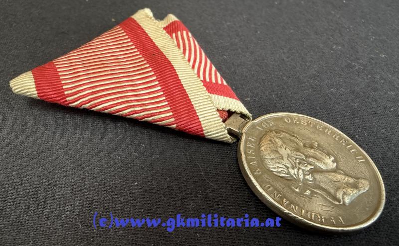 k.u.k. Tapferkeitsmedaille 2. Classe 3. Modell Kaiser Ferdinand (1848-1849) !!