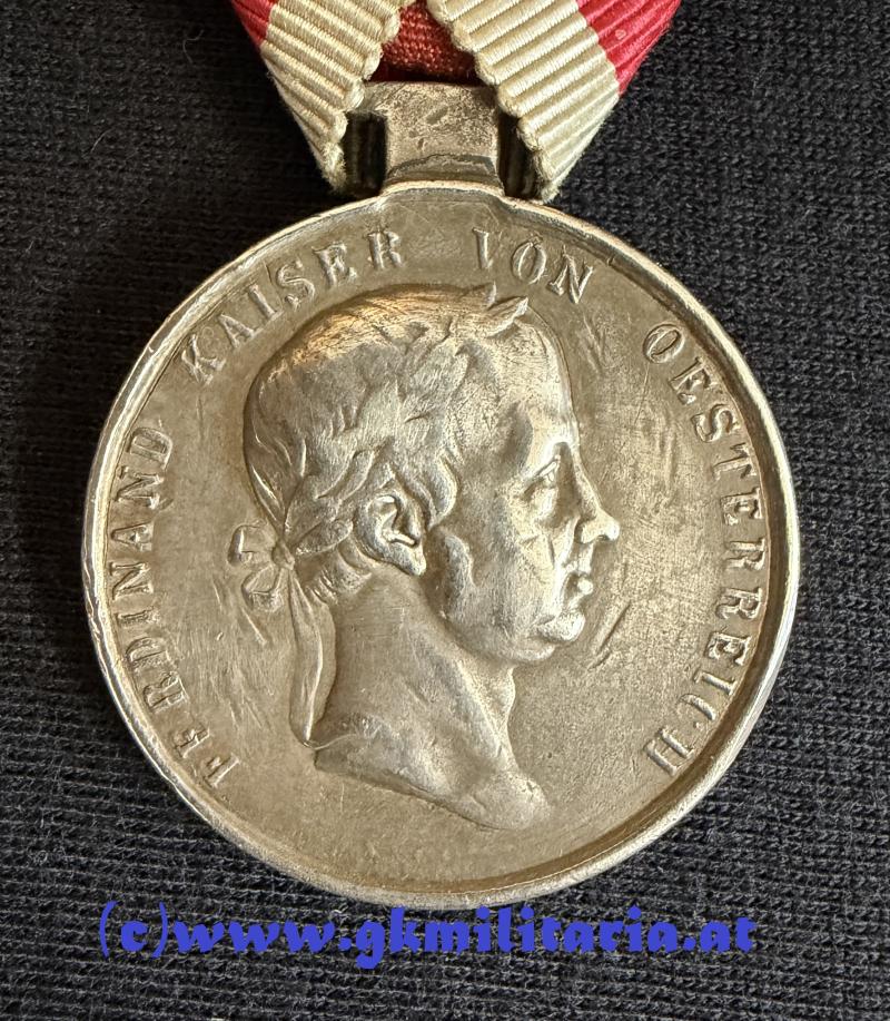 k.u.k. Tapferkeitsmedaille 2. Classe 3. Modell Kaiser Ferdinand (1848-1849) !!