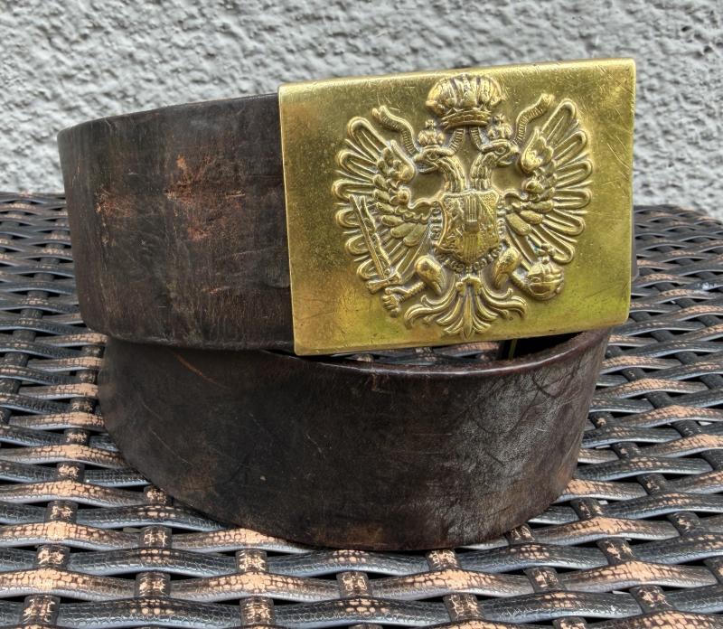 k.u.k. Leibriemen für Mannschaften! - MD-Stempel!