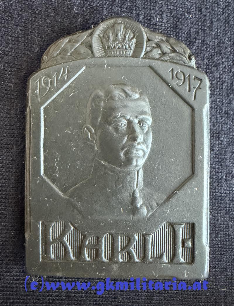 k.u.k. Kappenabzeichen Kaiser Karl I. 1914-1917!!