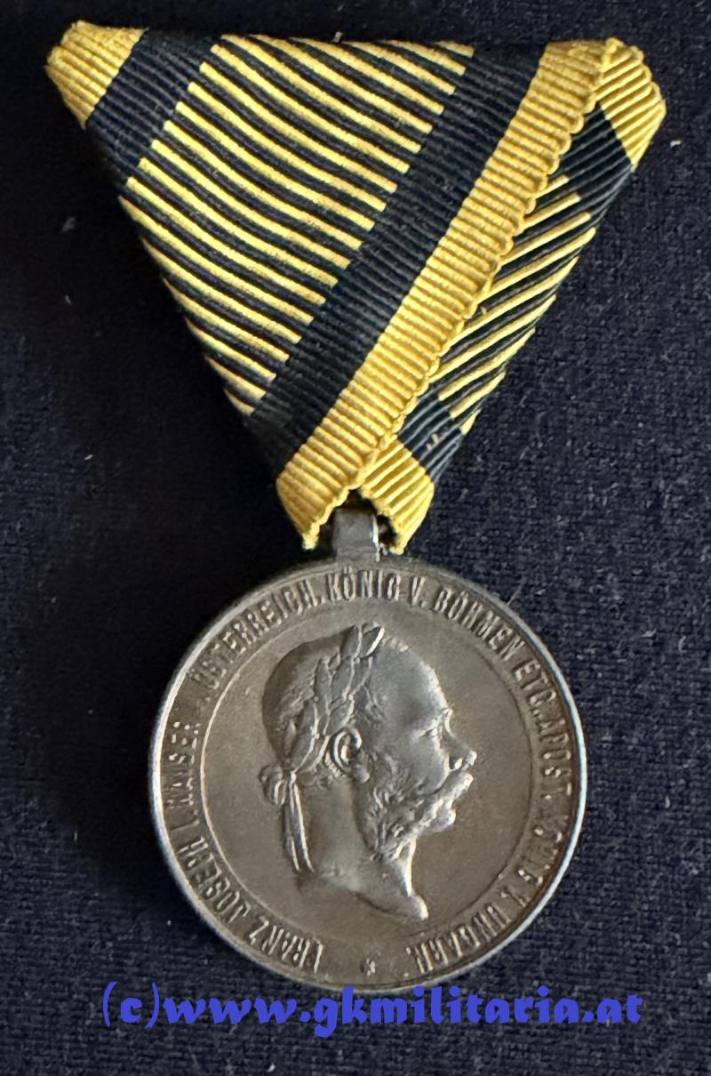 k.u.k. Kriegsmedaille 2. December 1873 !! - Variante