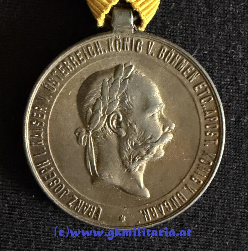 k.u.k. Kriegsmedaille 2. December 1873 !! - Variante