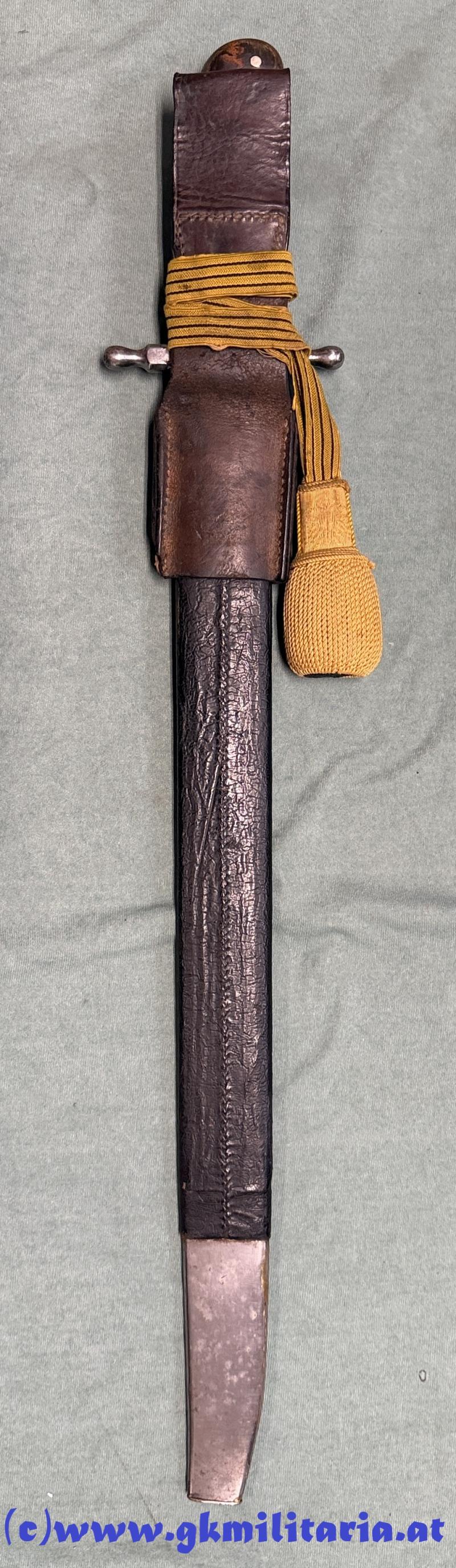 k.u.k. Pionier-Mannschaftssäbel Muster 1853 Variante einer schmalen und personalisierten Unteroffiziers- bzw. Kadettenausführung! - TOP!!