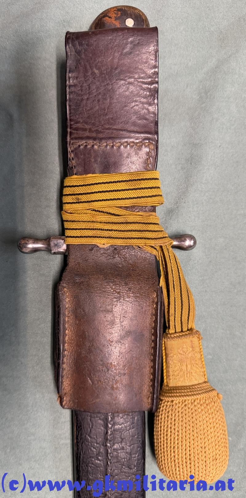 k.u.k. Pionier-Mannschaftssäbel Muster 1853 Variante einer schmalen und personalisierten Unteroffiziers- bzw. Kadettenausführung! - TOP!!