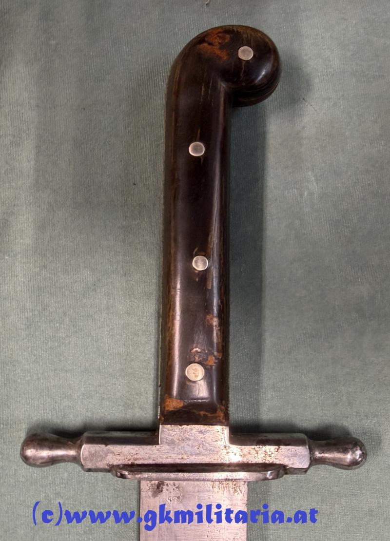k.u.k. Pionier-Mannschaftssäbel Muster 1853 Variante einer schmalen und personalisierten Unteroffiziers- bzw. Kadettenausführung! - TOP!!