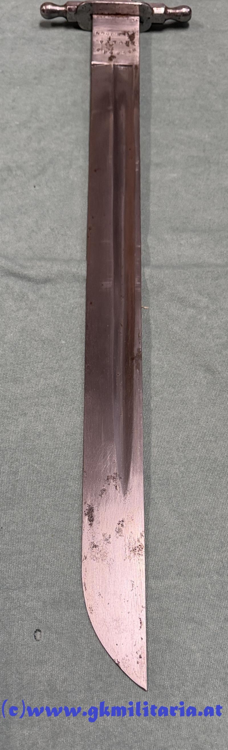 k.u.k. Pionier-Mannschaftssäbel Muster 1853 Variante einer schmalen und personalisierten Unteroffiziers- bzw. Kadettenausführung! - TOP!!