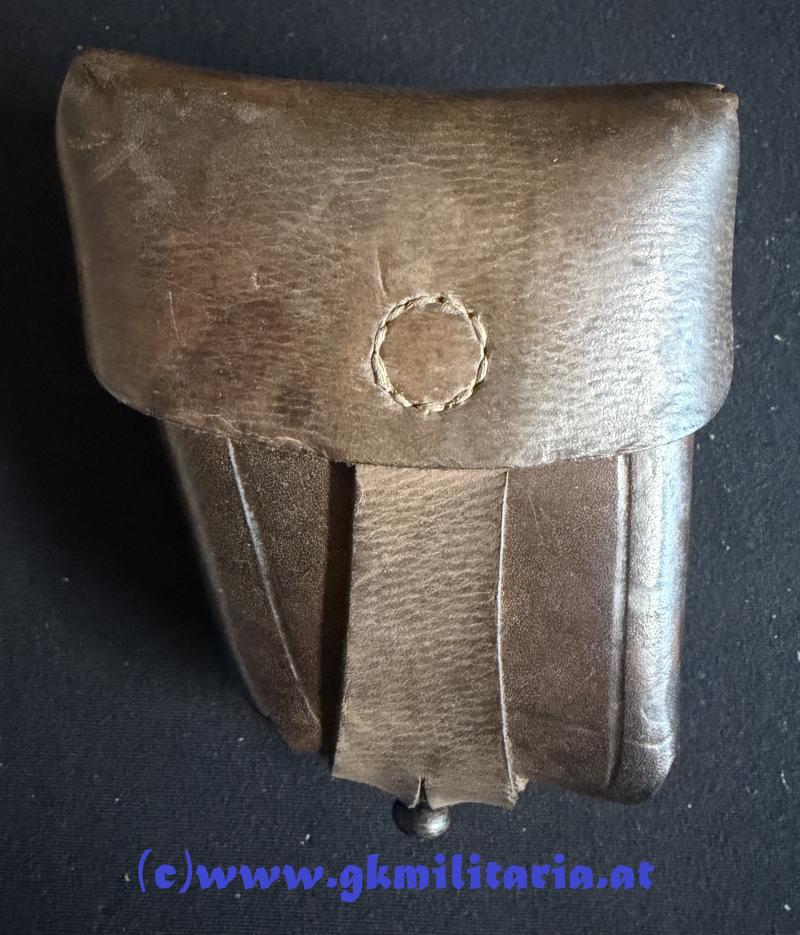 k.u.k. Patronentasche zum Karabiner M95 - MD-Stempel und Einheitsstempel Infanterie-Regiment Nr. 14 St. Pölten!!