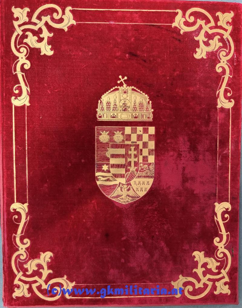 Weitere Fotos: königl. ungarisches Adels-Diplom zugunsten von Oberst Daniel MILIUS VON RASTICEVO Kmdt. Divisions-Artillerie-Regimentes Nr. 34 !!