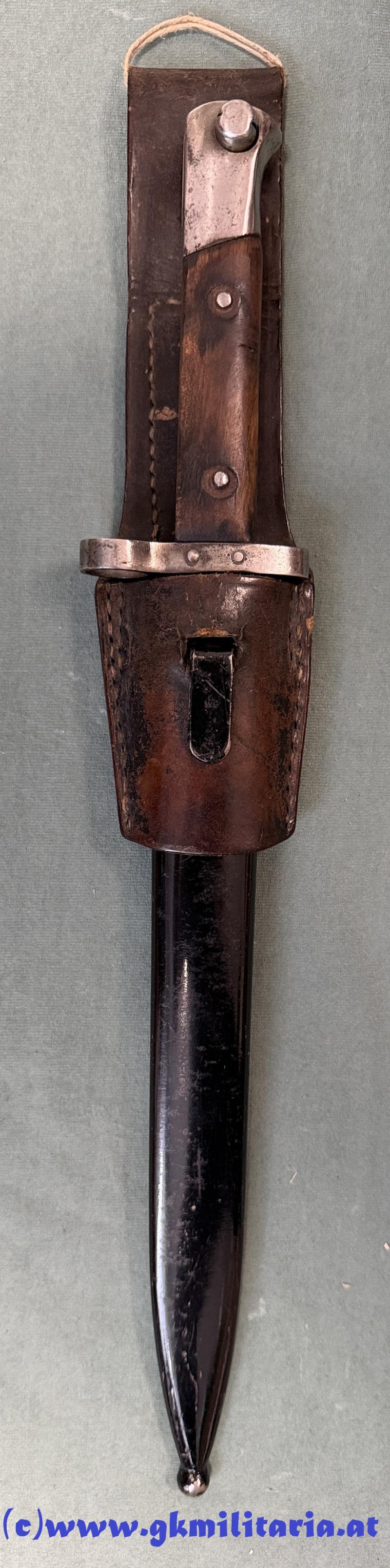 k.u.k. Bajonett Mannschaft M1890/95!! - Übergangstyp!! - ungarische Abnahme!!