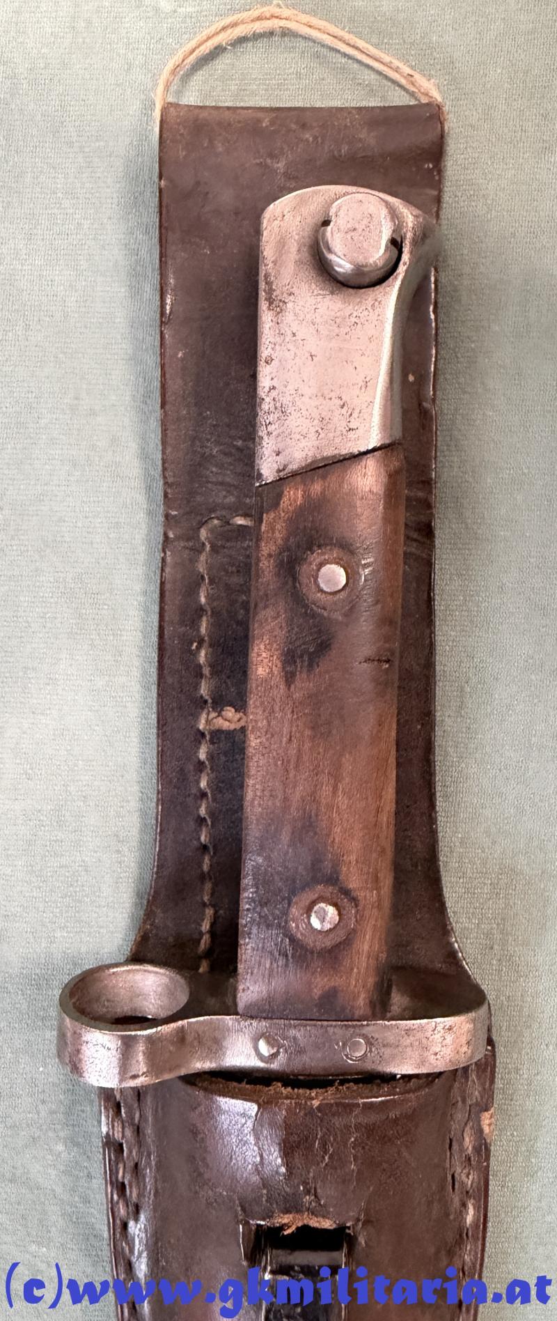 k.u.k. Bajonett Mannschaft M1890/95!! - Übergangstyp!! - ungarische Abnahme!!