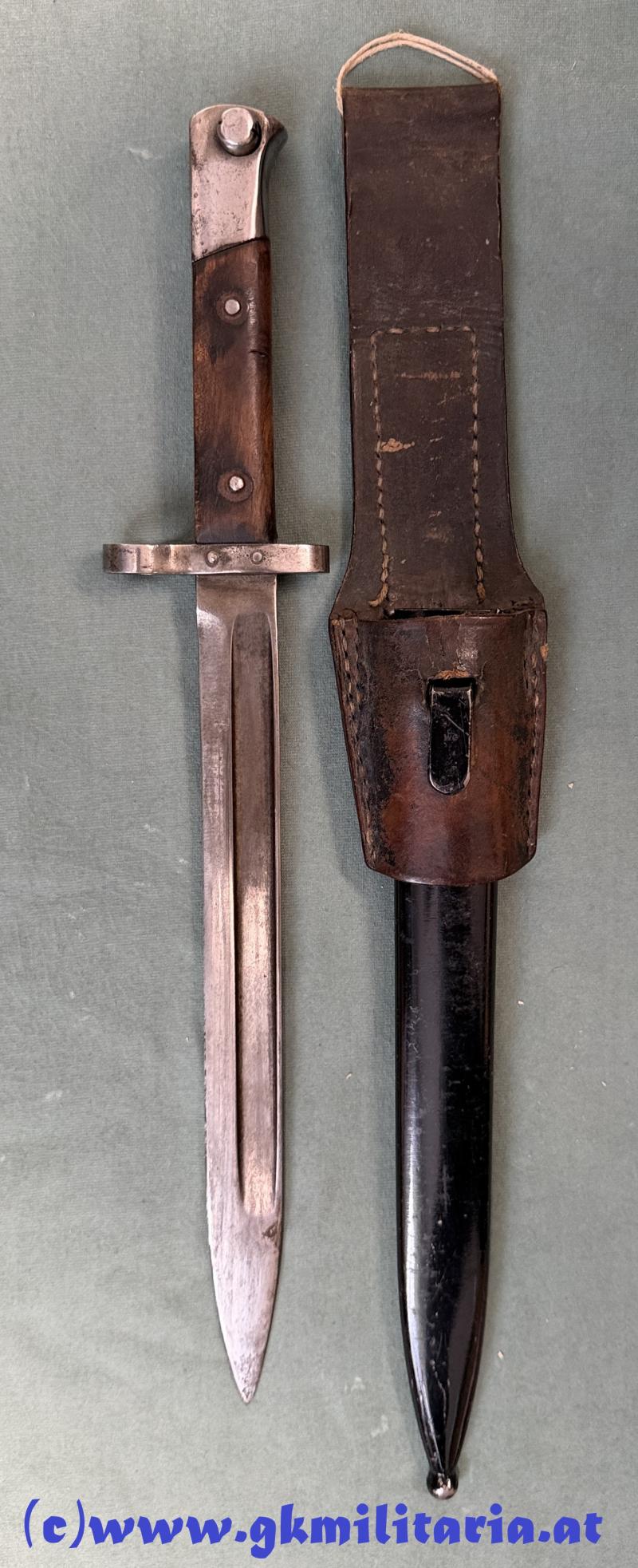 k.u.k. Bajonett Mannschaft M1890/95!! - Übergangstyp!! - ungarische Abnahme!!