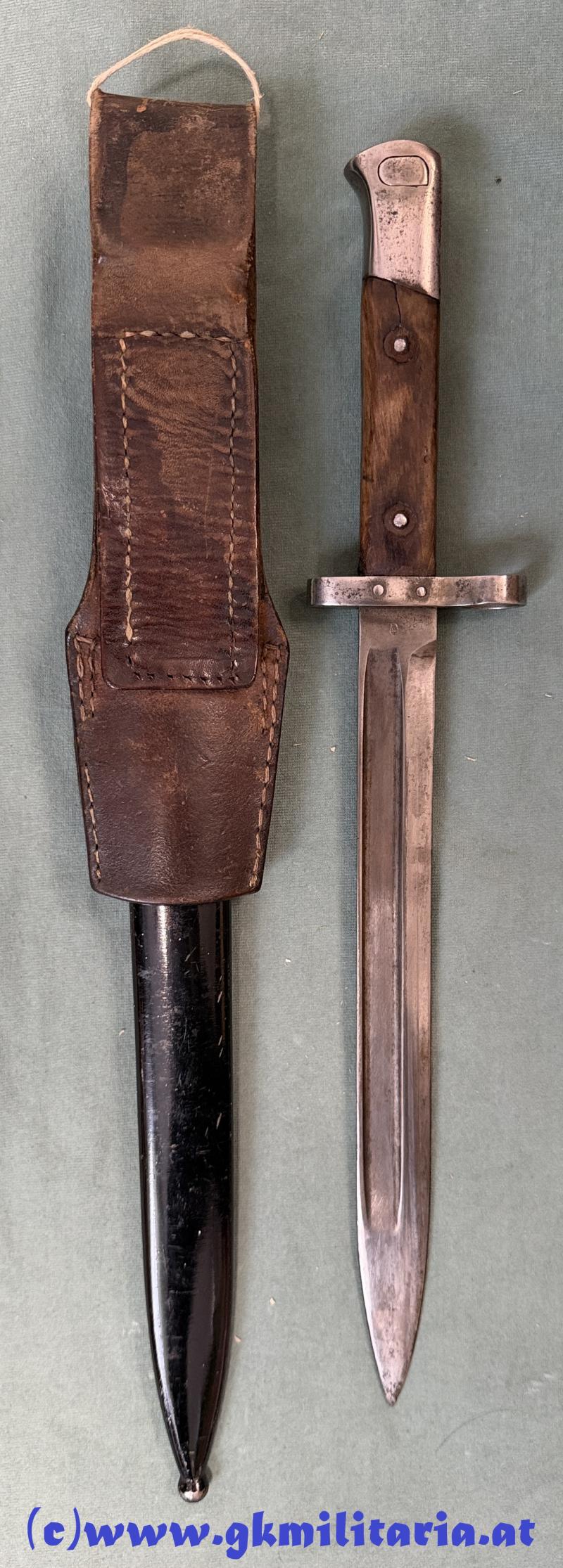 k.u.k. Bajonett Mannschaft M1890/95!! - Übergangstyp!! - ungarische Abnahme!!