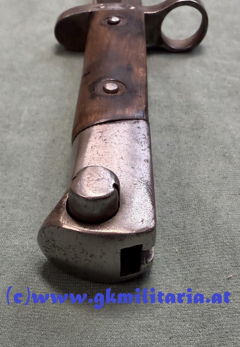 k.u.k. Bajonett Mannschaft M1890/95!! - Übergangstyp!! - ungarische Abnahme!!
