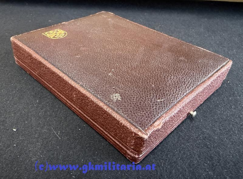 k.u.k. Medaille - 60. Geburtstag Bürgermeister Dr. Karl Lueger im Etui - 1904!!