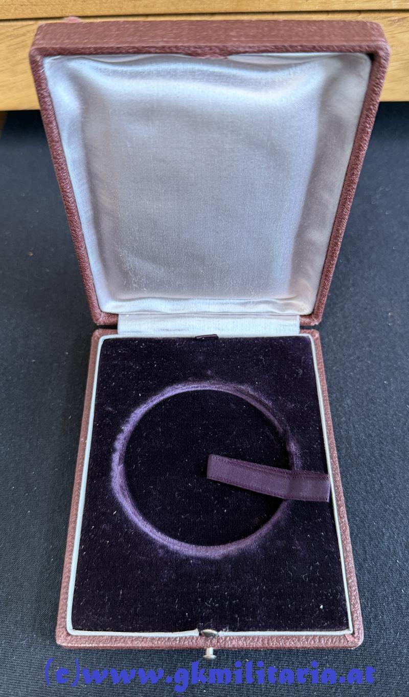 k.u.k. Medaille - 60. Geburtstag Bürgermeister Dr. Karl Lueger im Etui - 1904!!