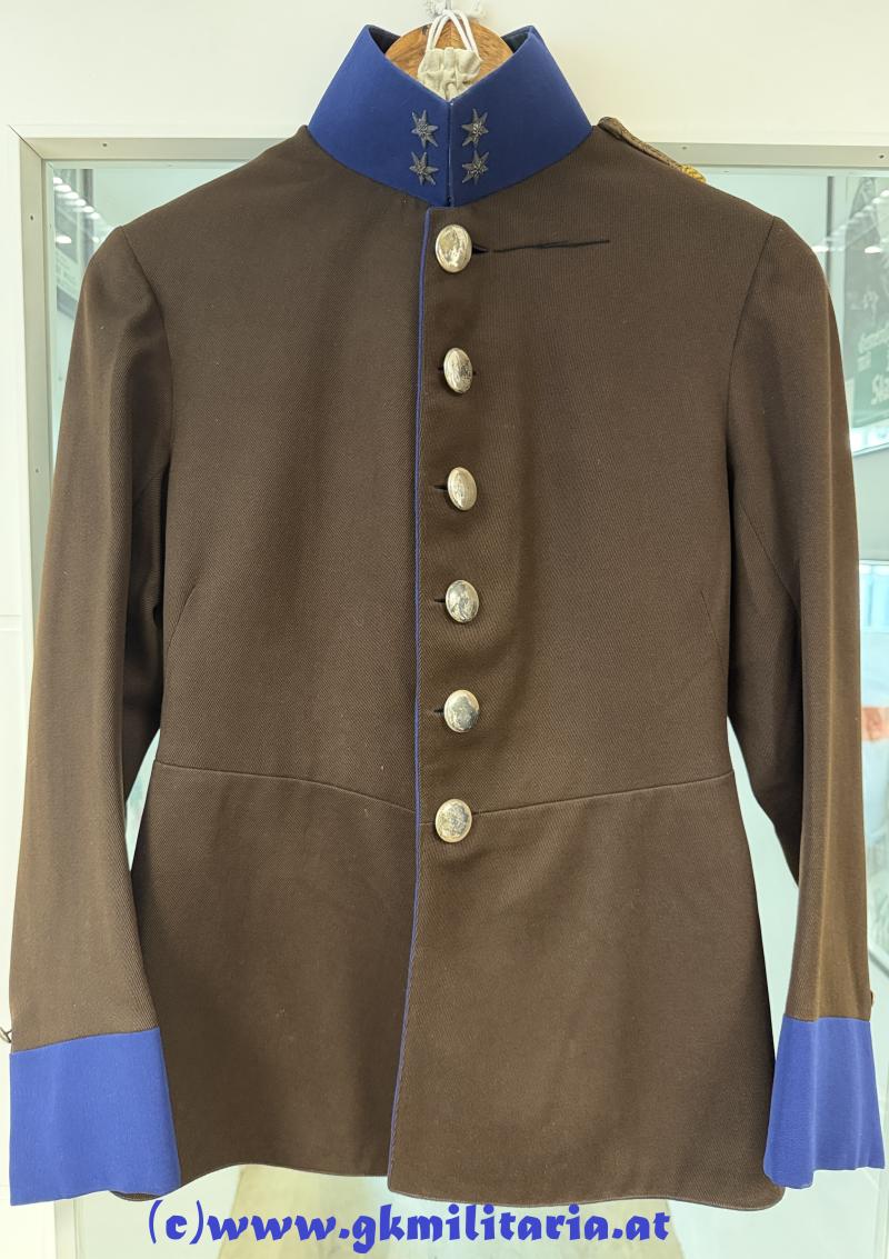 k.u.k. Waffenrock für Offiziere Oberleutnant Karl Meithner k.u.k. TRAIN-DIVISION Nr.15 Sarajewo!!