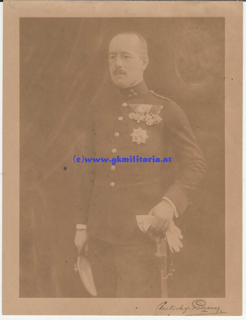 Portrait k.u.k. Hauptmann Artillerie - TOP Orden!