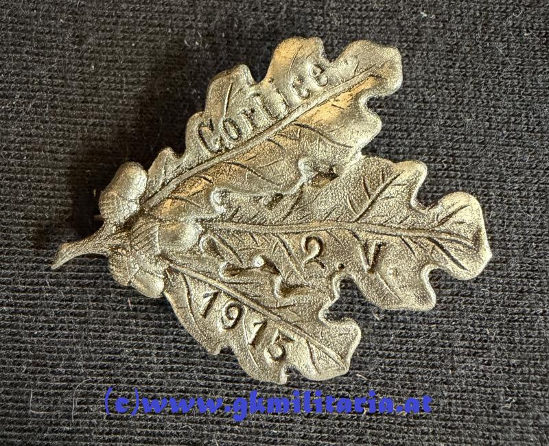 k.u.k. Kappenabzeichen Gorlice 2.V.1915 !!