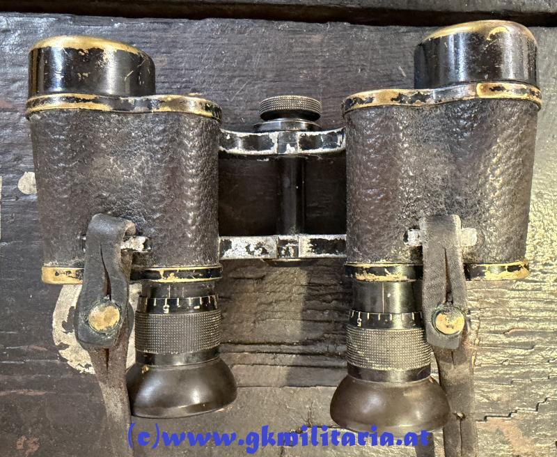 k.u.k. Armeefeldstecher M.11 Z. 6-fach ZEISS KAROLY - GYÖR - mit Strichplatte!!
