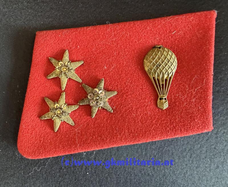 k.u.k. Kragenspiegel Hauptmann - LUFTFAHRTRUPPE!!