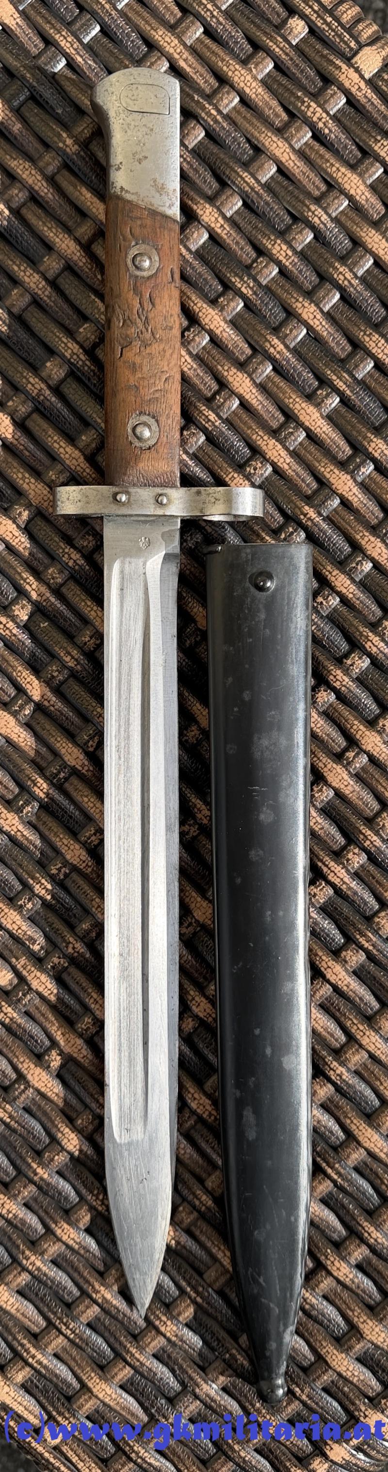 k.u.k. Bajonett M1890/95!! - Übergangstyp!!
