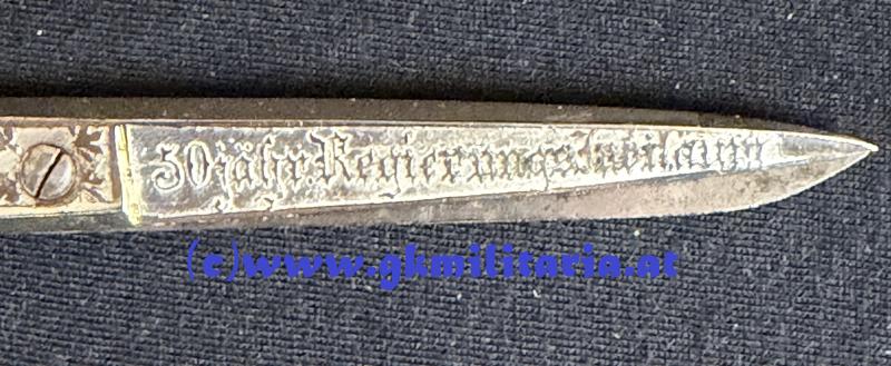 k.u.k. Schere Kaiser Franz Josef I. - 50 jähriges Regierungsjubiläum 1848-1898!!