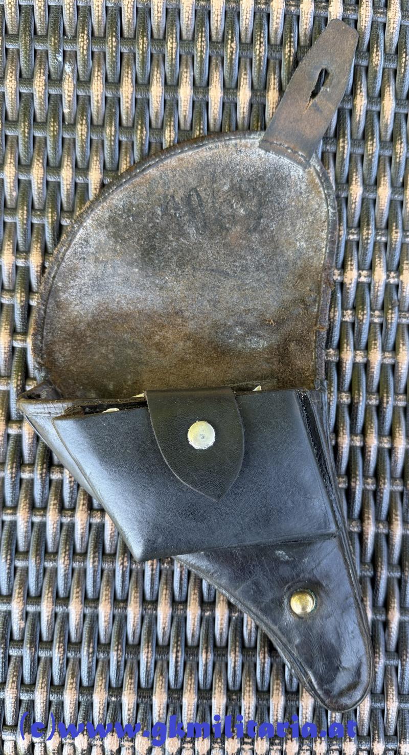 Pistolentasche Steyr Kipplauf Kal. 7,65 - Wiener Sicherheitswache Österreich 1. Republik!!