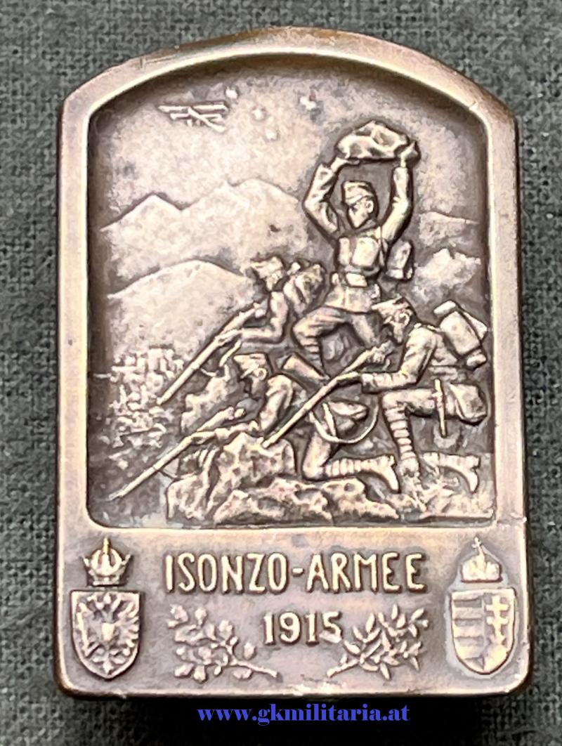 k.u.k. Kappenabzeichen Isonzo Armee 1915 - Variante