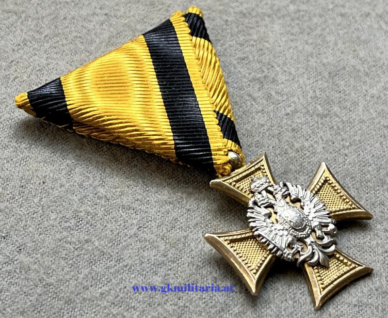 k.u.k. Militärdienstzeichen f. Offiziere 1. Klasse 25 Jahre - TOP!