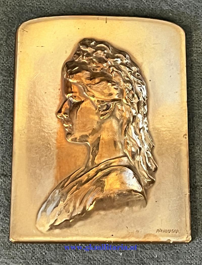 Plakette Kaiserin Elisabeth - Sissi - Denkmalenthüllung Wien 1907 !! TOP!!