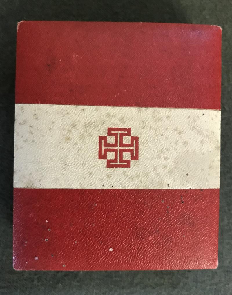 Bronzenes Ehrenzeichen der Vaterländischen Front 2. Klasse Im Original-Etui - Bundesstaat!