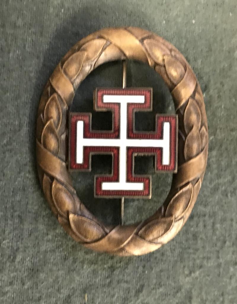 Bronzenes Ehrenzeichen der Vaterländischen Front 2. Klasse Im Original-Etui - Bundesstaat!