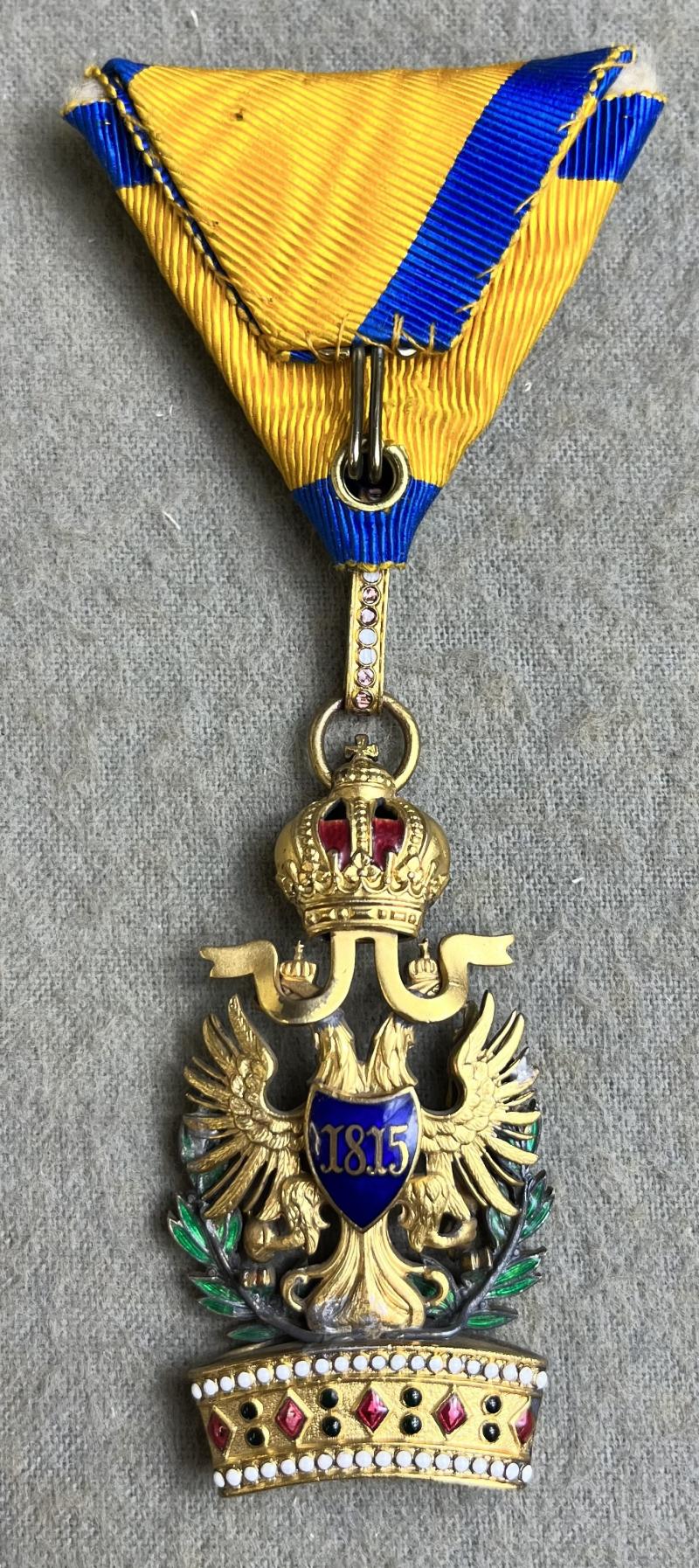 k.u.k. Orden der Eisernen Krone III. Klasse mit KD