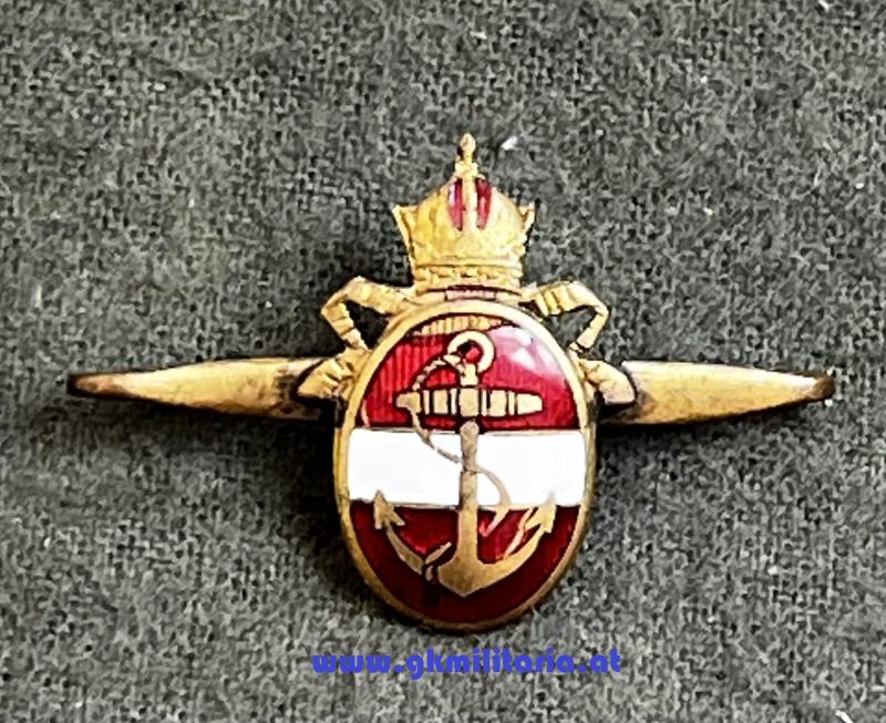 k.u.k. Spendenabzeichen Österr. Flottenverein - Variante!