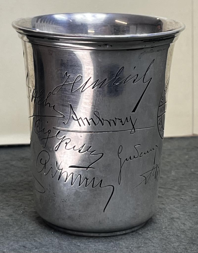 k.u.k. Silberbecher 10. Armee-Kommando