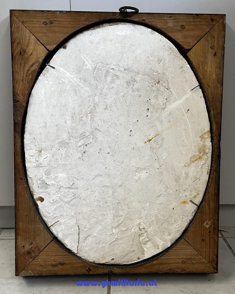 Gipsrelief Kaiser Franz II. HRR (I. von Österreich) um 1810 - Selten!