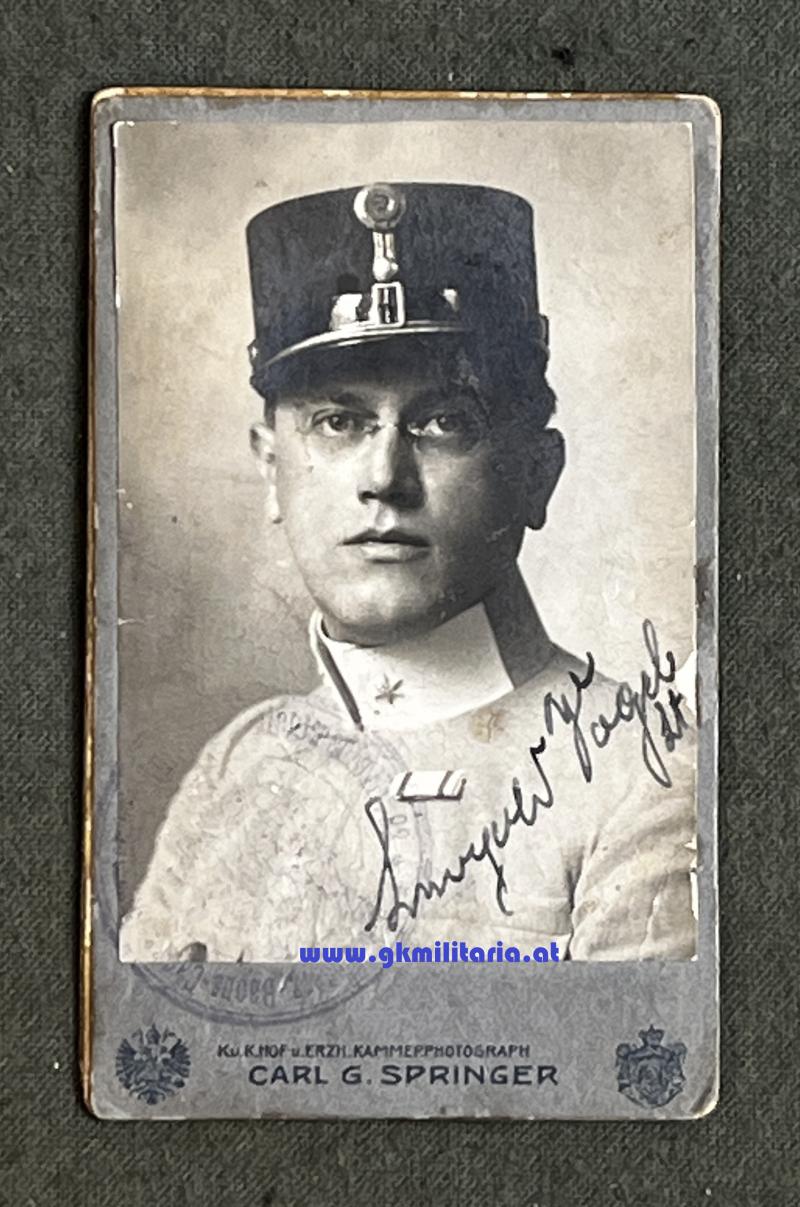 k.u.k. Legitimation Leutnant L. Vogel Infanterie-Regiment 92 - Komotau 1915!!