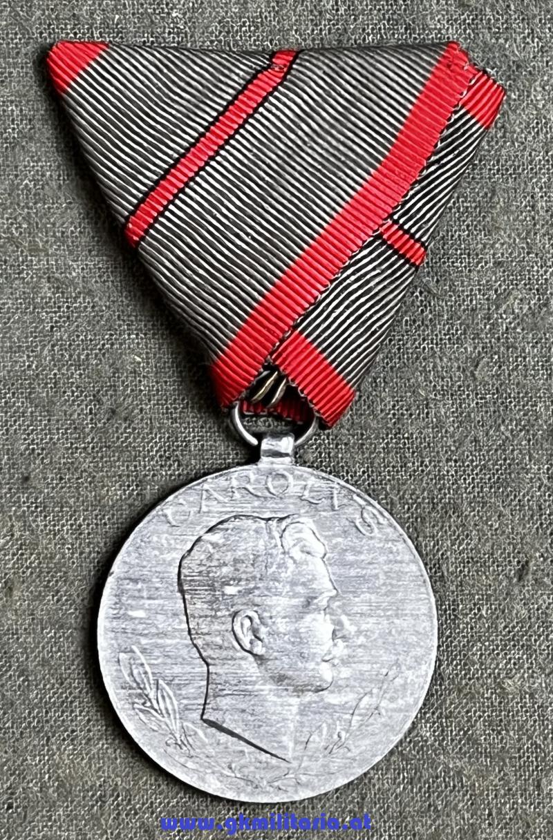 k.u.k,. Verwundetenmedaille - 1-malige Verwundung!