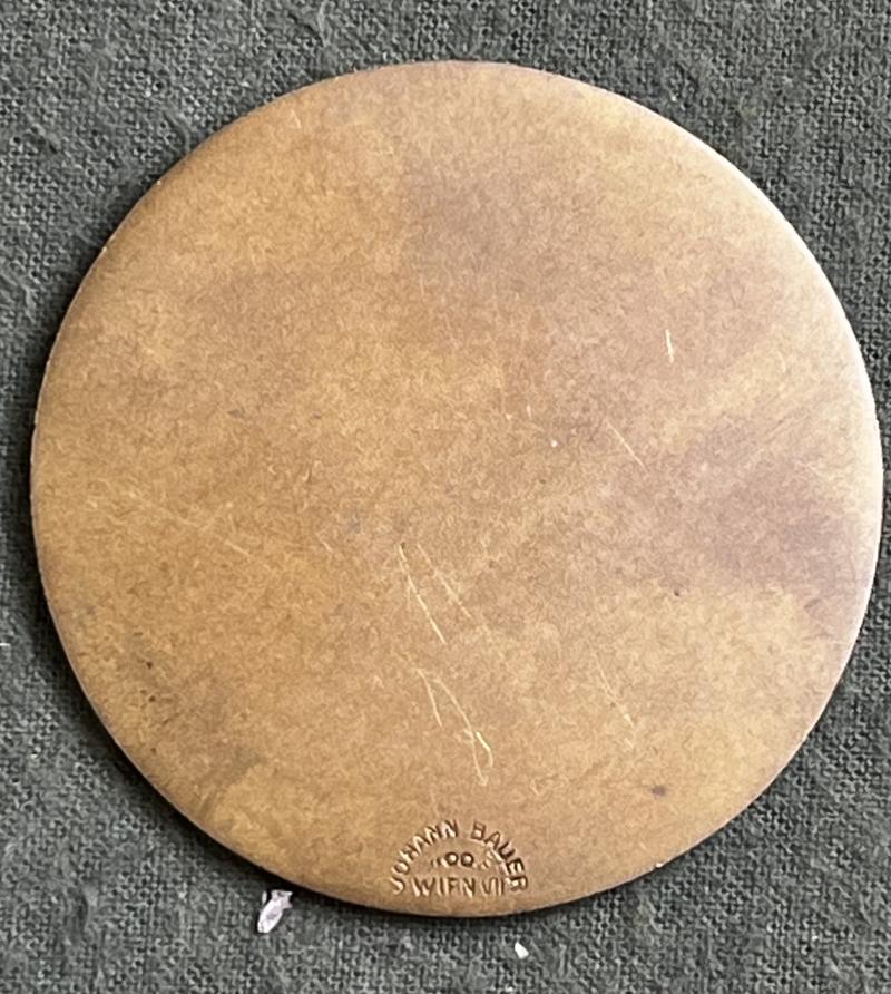 k.u.k. Medaille/Plakette k.u.k. Kronprinz Erzherzog Franz Ferdinand! - Inhaber des kuk Ulanen-Regimentes Nr.7