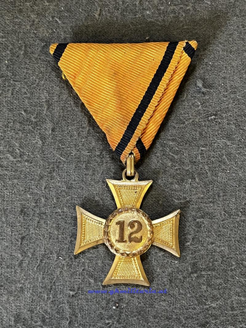 Militärdienstzeichen 12 Jahre - 1. Republik!