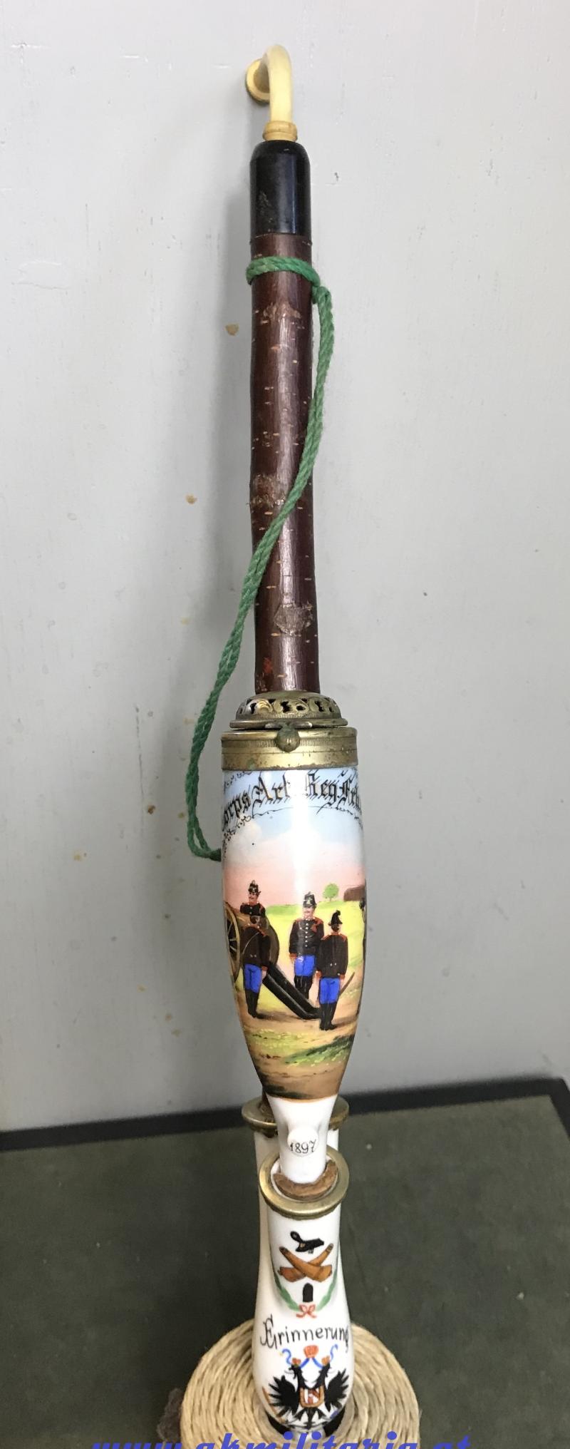 Reservistenpfeife k.u.k. Corps Artillerie Regiment Freiherr von Weigl Nr.2 - 1897!!