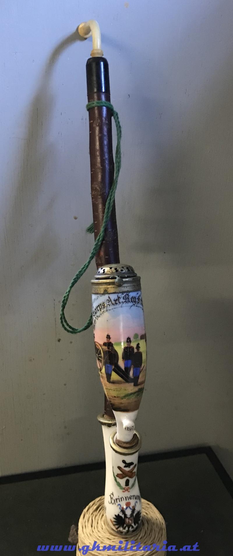 Reservistenpfeife k.u.k. Corps Artillerie Regiment Freiherr von Weigl Nr.2 - 1897!!