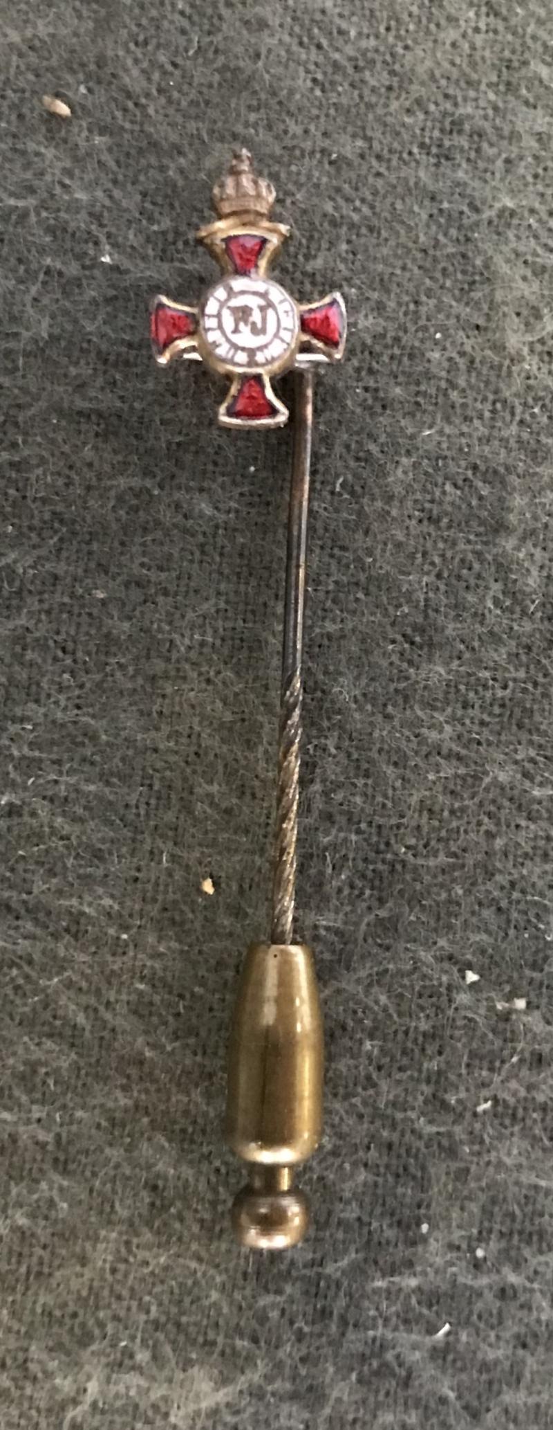 k.u.k. Goldenes Verdienstkreuz  mit Krone  -  MINIATURNADEL!!