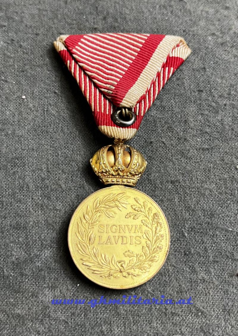 k.u.k. Bronzene Militärverdienstmedaille im Etui - MINT!!