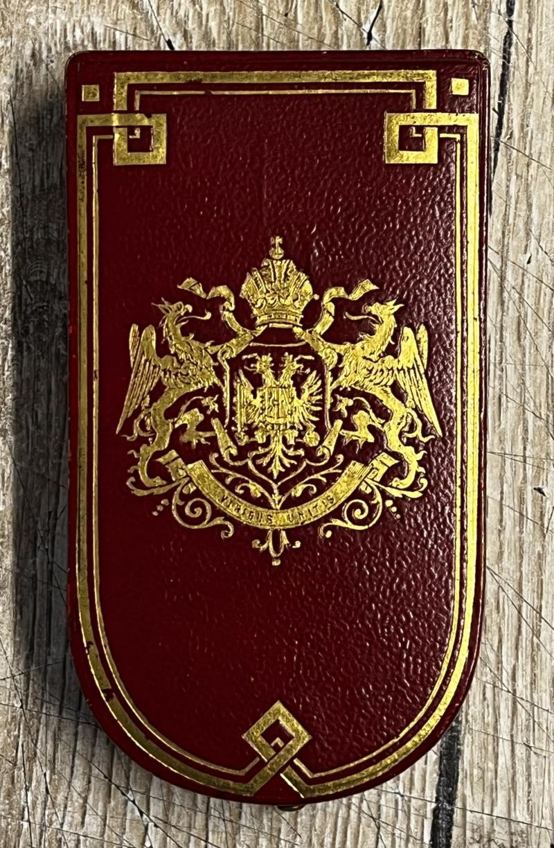 k.u.k. Bronzene Militärverdienstmedaille im Etui - MINT!!