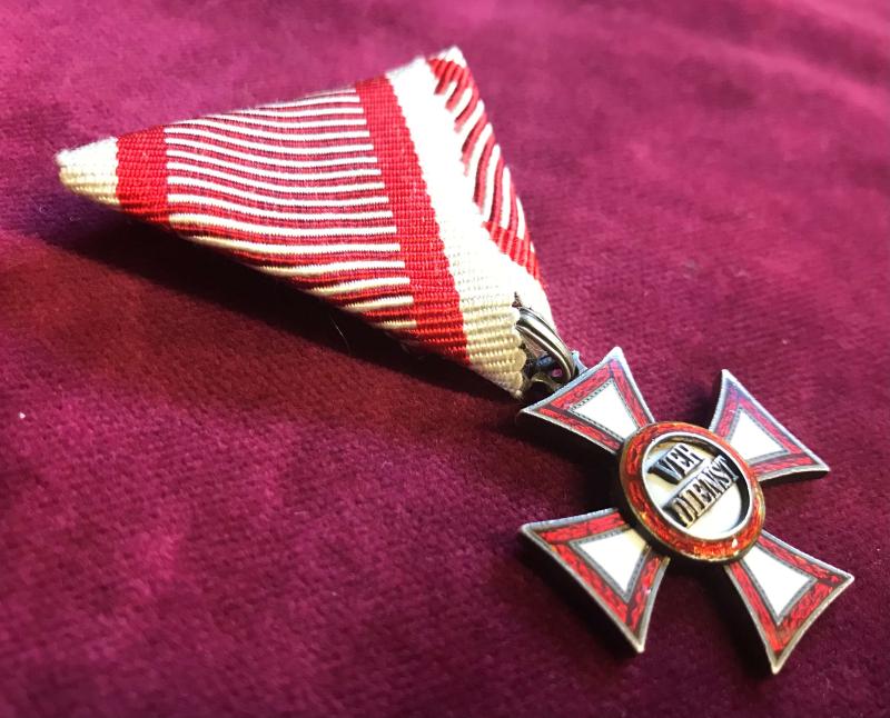 k.u.k. Militärverdienstkreuz 3. Klasse Frieden !