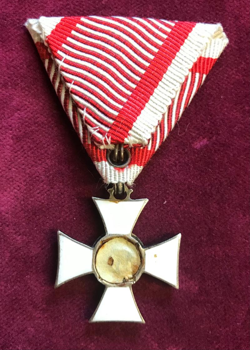 k.u.k. Militärverdienstkreuz 3. Klasse Frieden !